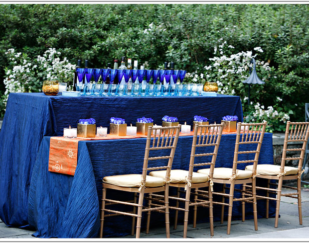 cobalt blue wedding