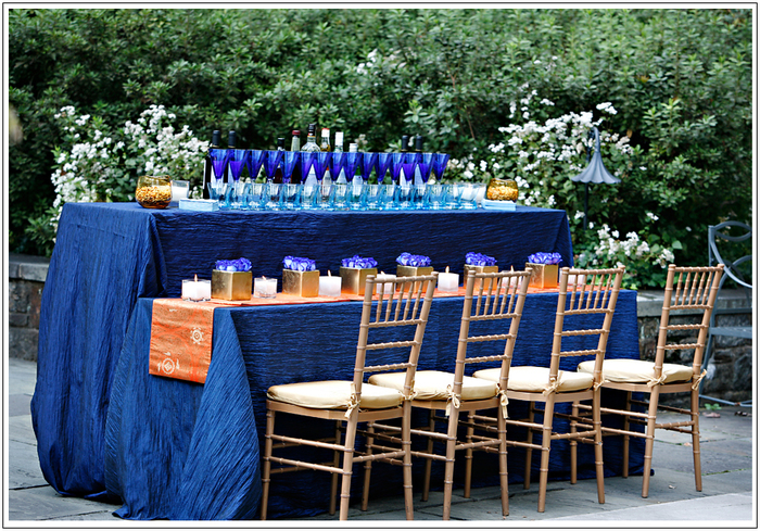 cobalt blue wedding