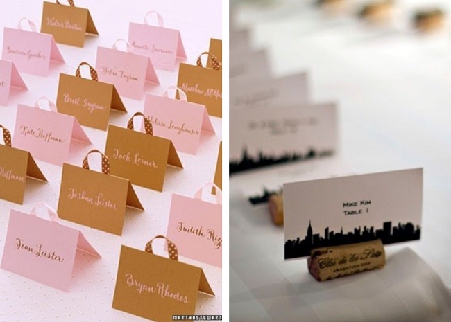 our favourite seating cards
