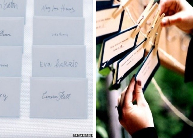 our favourite seating cards