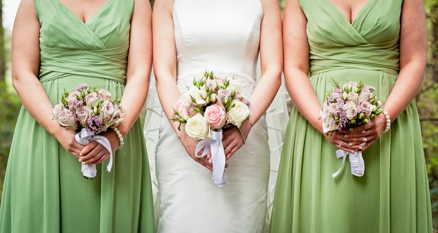 mint green bridesmaids vintage wedding bouquets