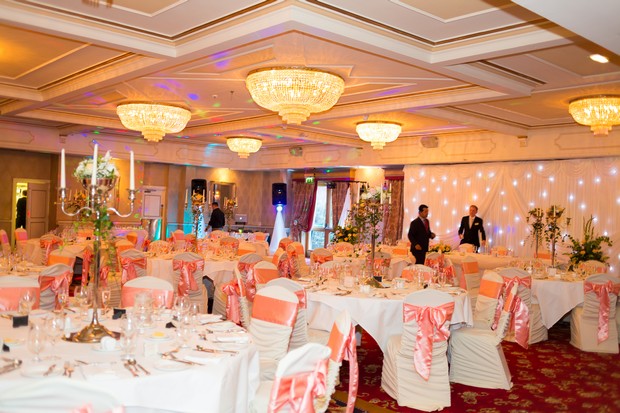 wedding reception room fitzpatrick castle hotel