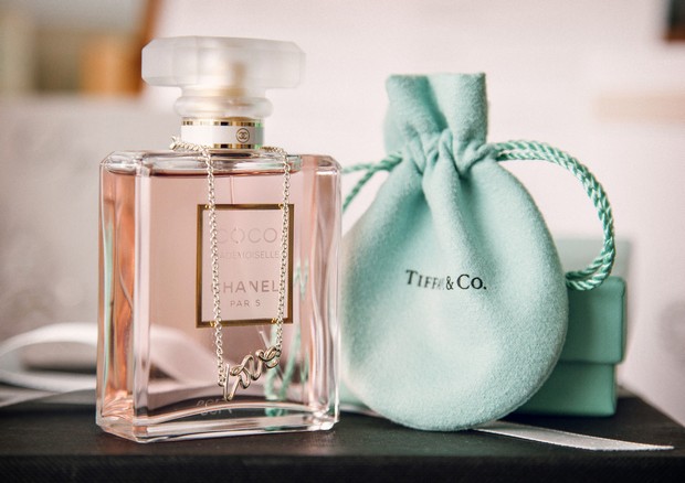 Tiffeney & Co wedding gift chanel perfume