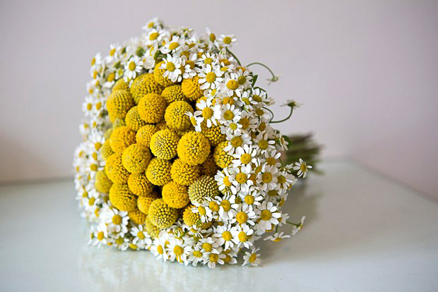 craspedia-daisy-wedding-bouquett