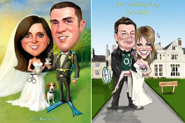 live-caricatures-wedding