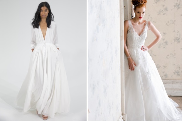 15 Fabulous Wedding Dresses for a Winter Bride | weddingsonline