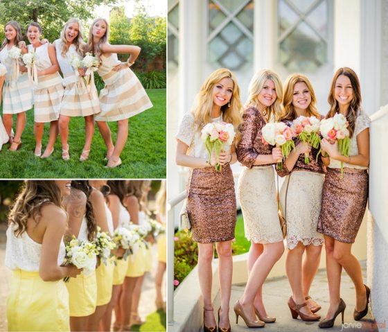 Fashion Inspiration: Bridesmaids in Separates | weddingsonline