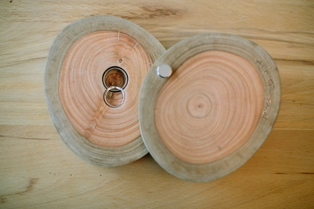 secret wooden box wedding ring holder