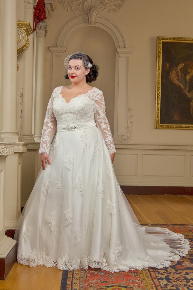 full-length-lace-plus-size-wedding-dress-beautiful-brides-plus-ireland
