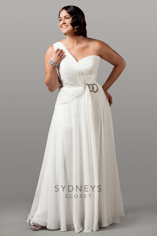one-shoulder-grecian-style-plus-size-wedding-dress-sydneys-closet