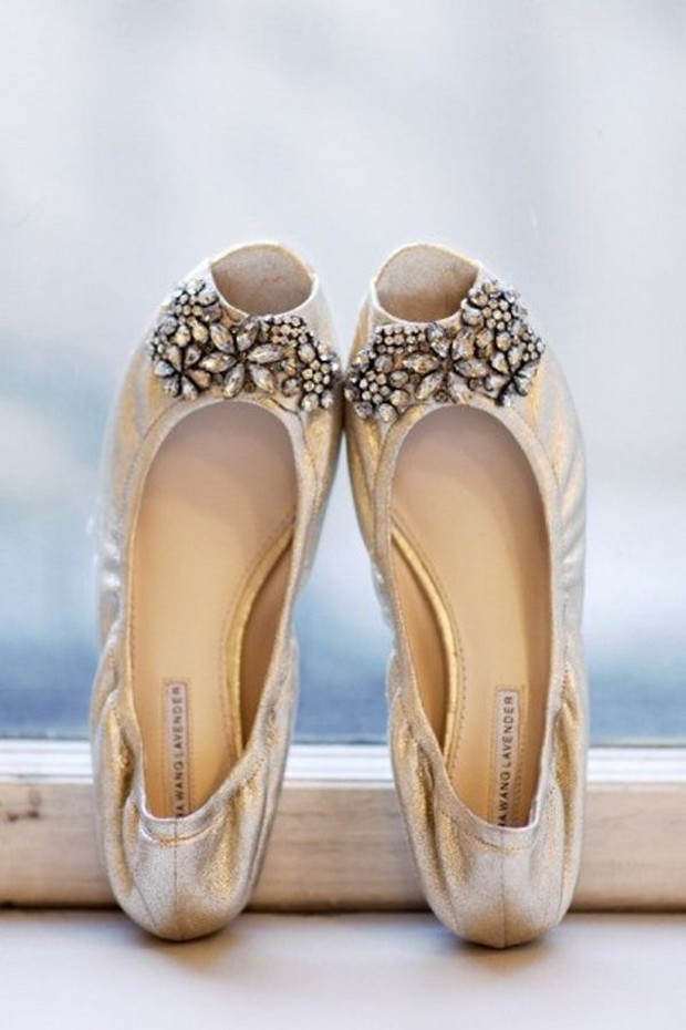silver rhinestone flat wedding shoes vera wang lavendar