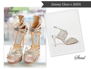 10 Jaw-Dropping Wedding Shoes: Splurge v. Steal Edition | weddingsonline