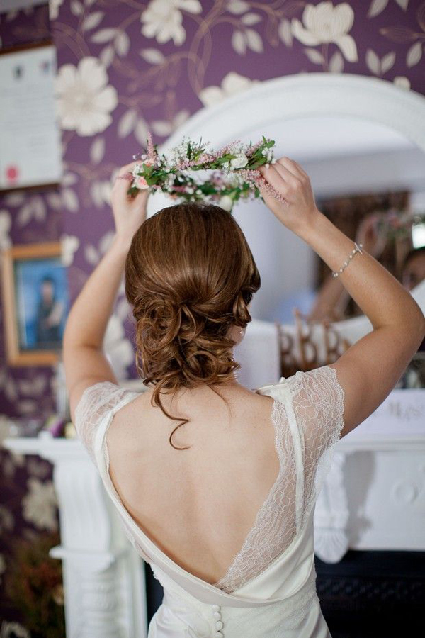 twisted-bridal-updo-with-floral-crown