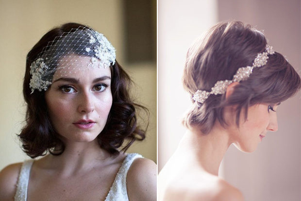16 Romantic Wedding Hairstyles for Short Hair | weddingsonline