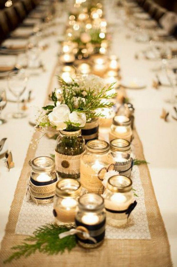 cluster-mason-jars-table-runner-wedding