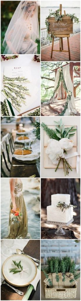 Gorgeous Green Herb Wedding Ideas & Inspiration | weddingsonline