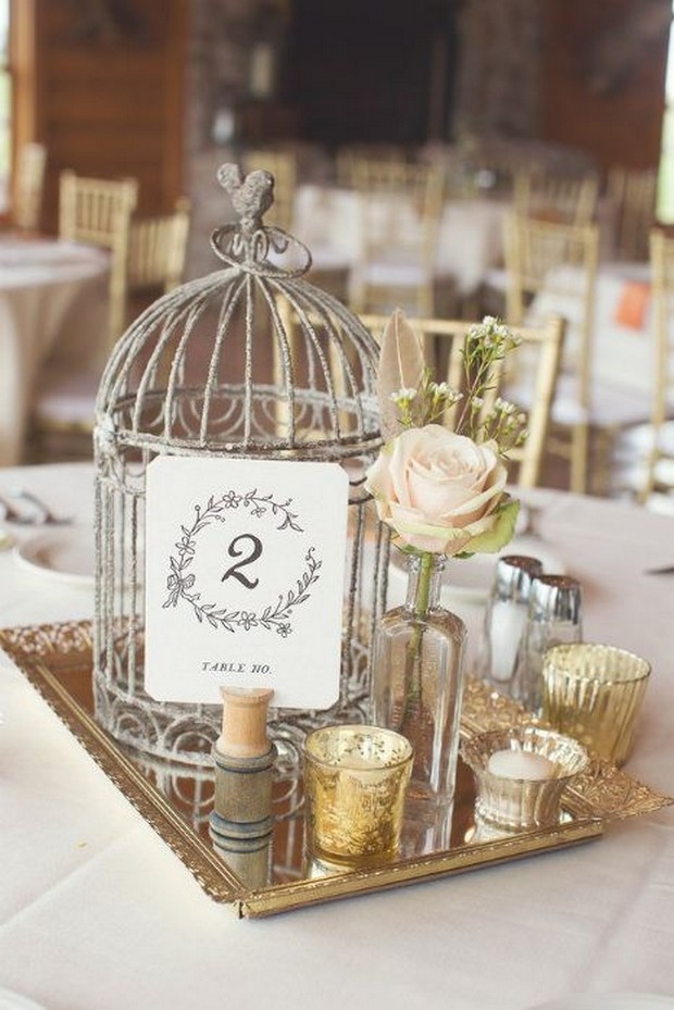 rustic-wedding-centerpiece-ideas-silver-birdcage-vases