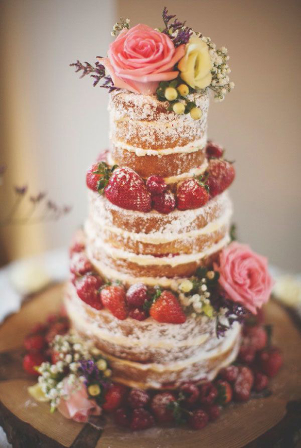 Semi-Naked Wedding Cakes - Quality Cake Company
