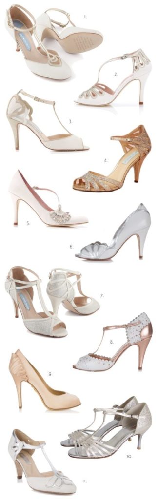 11 Gorgeous Vintage-Inspired Wedding Shoes | weddingsonline