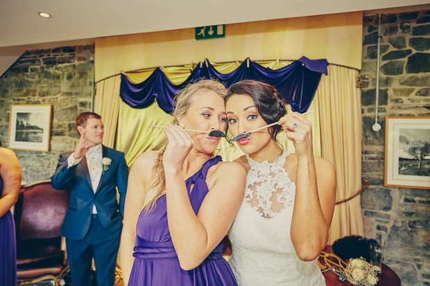 fun-wedding-photos-mustache-bride