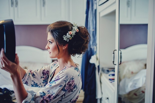 11-Bridesmaid-checking-hair-in-mirror