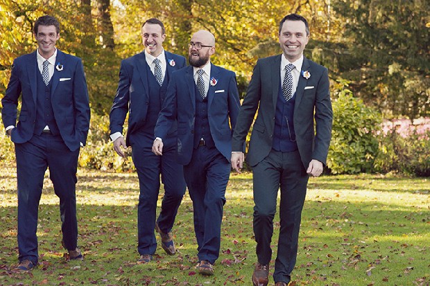13-groomsmen-navy-three-piece-wedding-suits