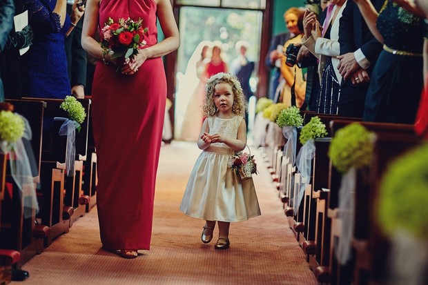 25-cute-flower-girl-walking-up-aisle-wedding