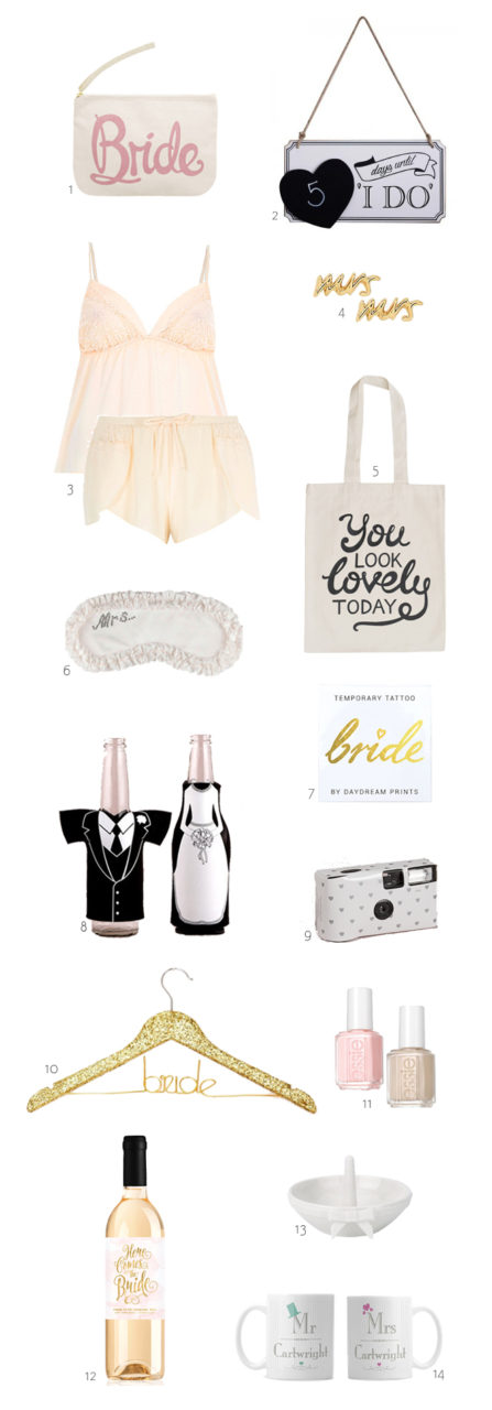 14 Gorgeous Gift Ideas for a Bride-to-be | weddingsonline