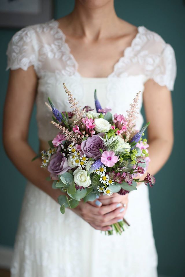 Spring-Wedding-Bouquet-Purple-Pink-Pastel-TheFlowerBox
