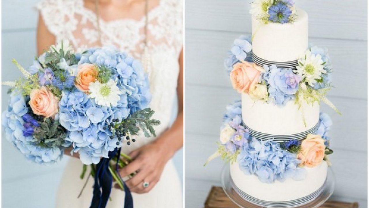 Cornflower Blue Peach A Very Sweet Summer Wedding Palette Weddingsonline