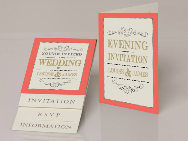 20 Wedding Invitations with Striking Fonts | weddingsonline