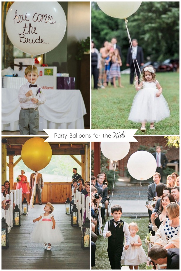 kids-at-weddings-aisle-balloons-weddingsonline