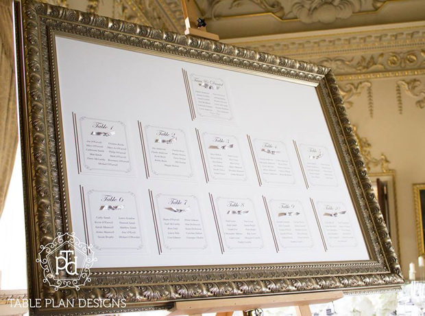 creative wedding table assignments