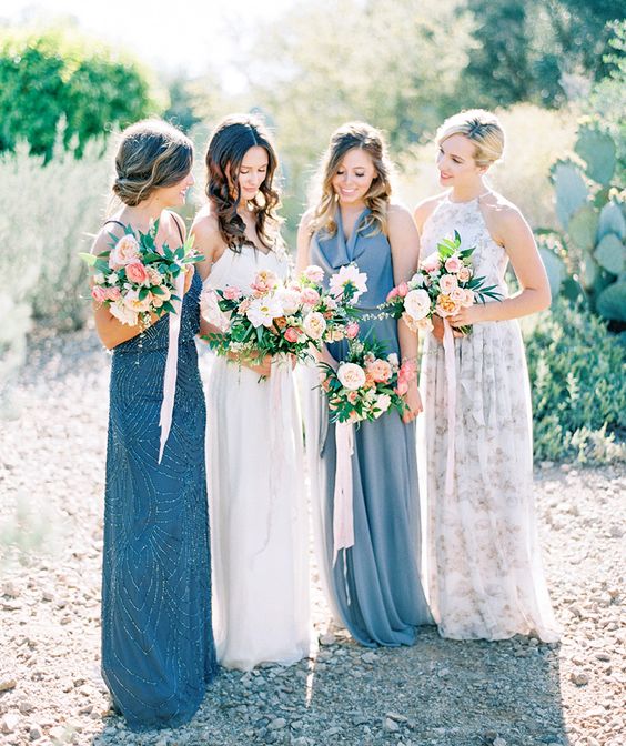 10 Ways to Nail the Mix and Match Bridesmaid Look | weddingsonline