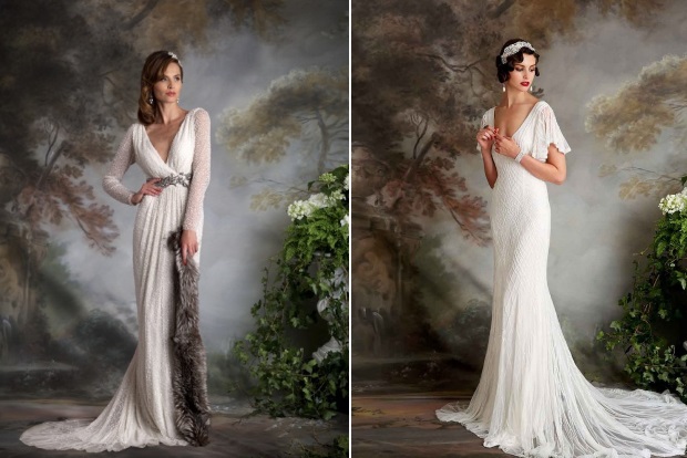 vintage inspired wedding dress designers