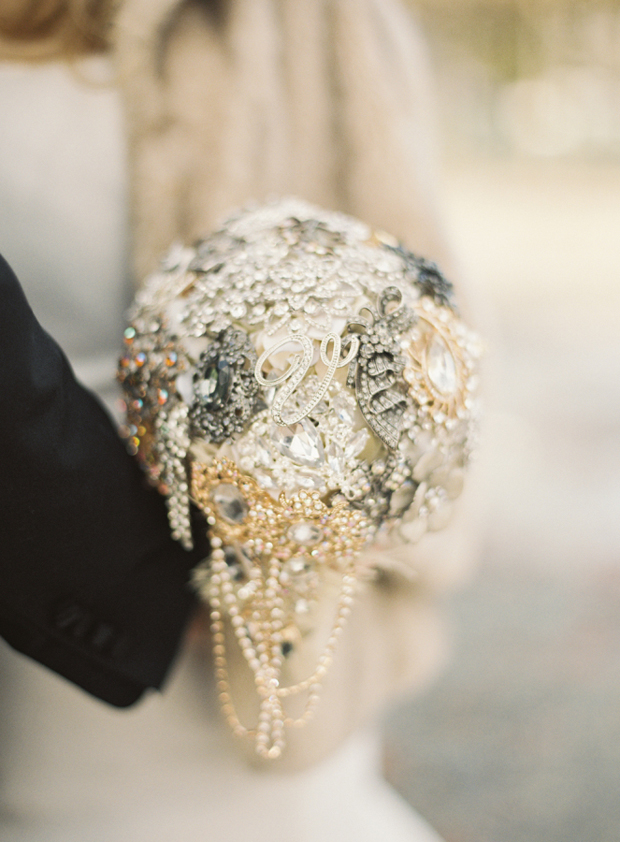 silver-sparkly-bridal-brooch-bouquet