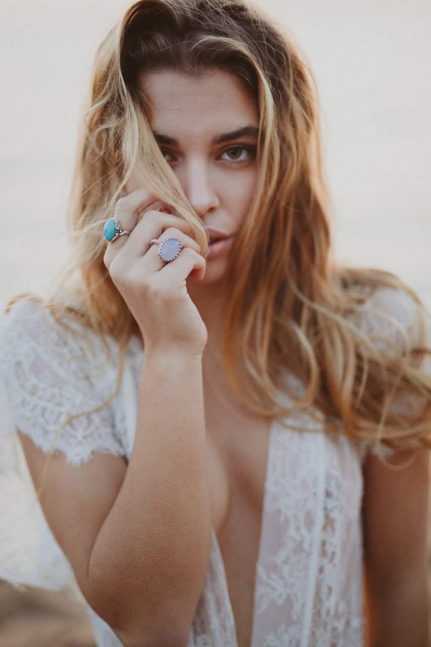 Immacle-Wedding-Dresses-Bohemian-Bride-stacked-beach-rings