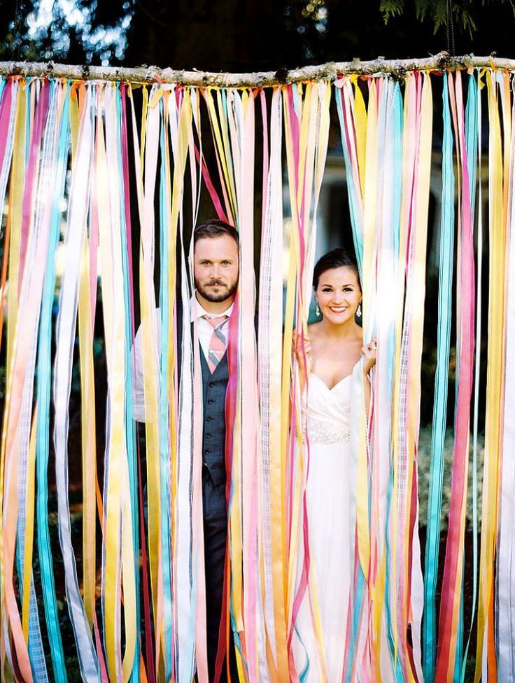 colourful-ribbon-wedding-photo-booth-backdrop