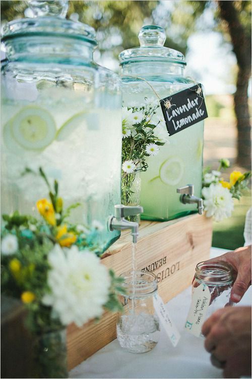 self-serve-cocktails-wedding-lemonade-weddingsonline