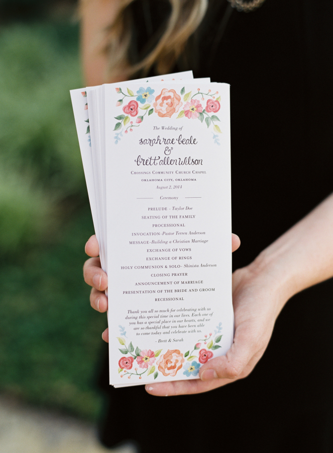30 of the Best Ceremony Booklet Ideas