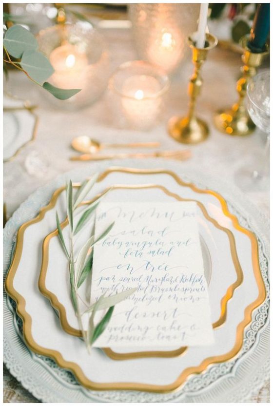 24 Fabulous Wedding Table Place Settings Wed Love To Sit Down To Weddingsonline 8349