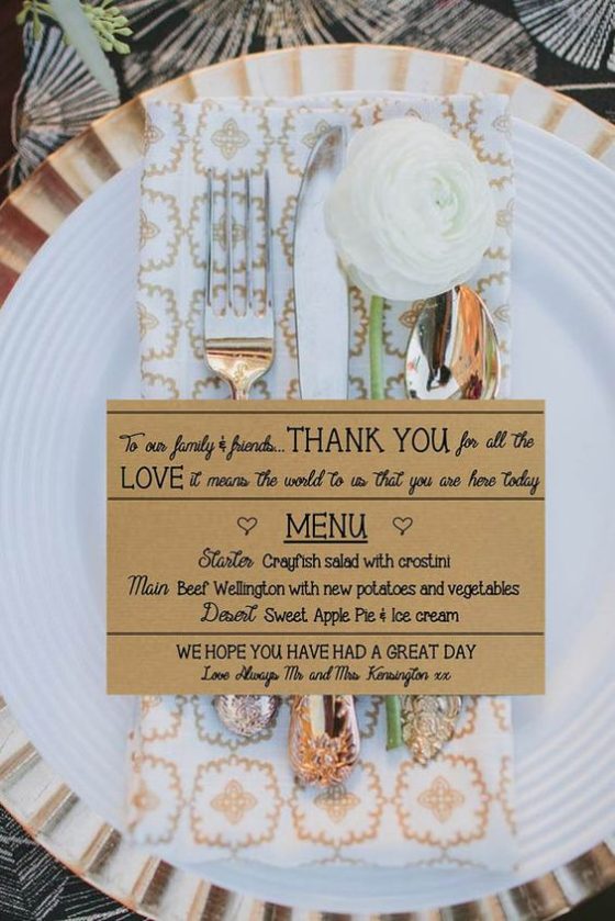 24 Fabulous Wedding Table Place Settings Wed Love To Sit Down To Weddingsonline 8623