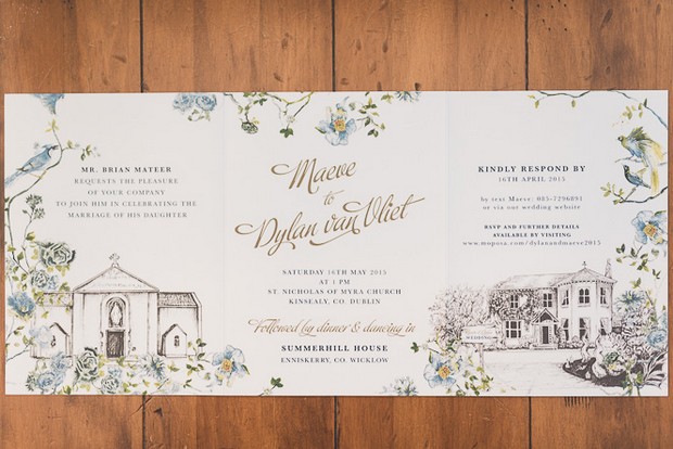 beautiful-illustrated-wedding-invitation-summer-ireland-appleberry-press