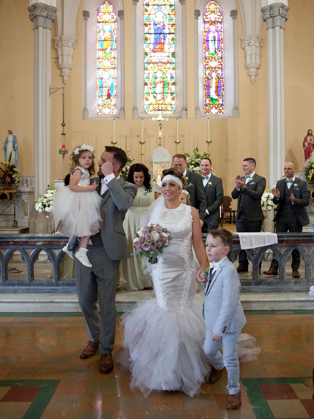 bellingham-castle-real-wedding-ceremony-exit