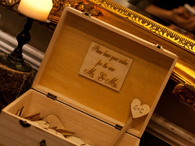 bellingham-castle-real-wedding-wooden-heart-wishes-guest-book
