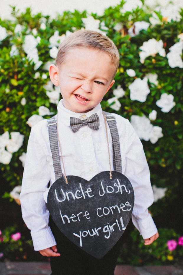 Personalised Uncle Here Comes Your Girl Wedding Sign Page Boy or Flowergirl Sign 