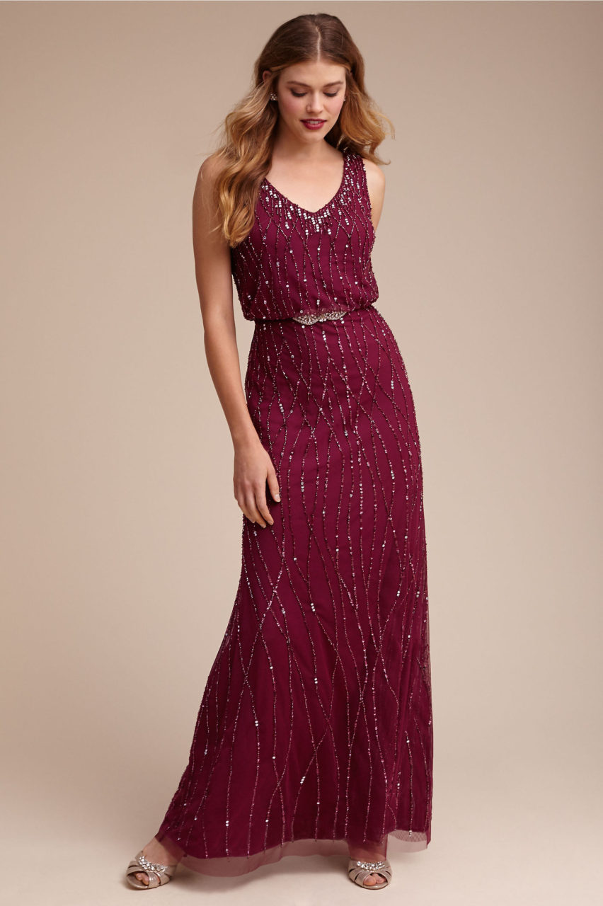 bhldn-sparkly-bridesmaid-wine-sequin-dress
