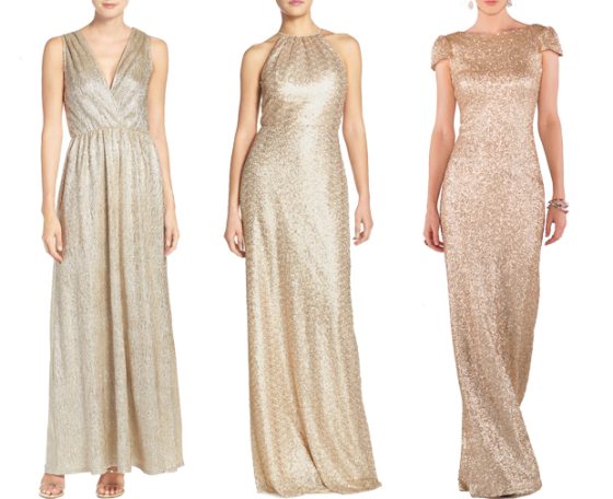 21 Stunning Silver & Gold Bridesmaid Dresses | weddingsonline