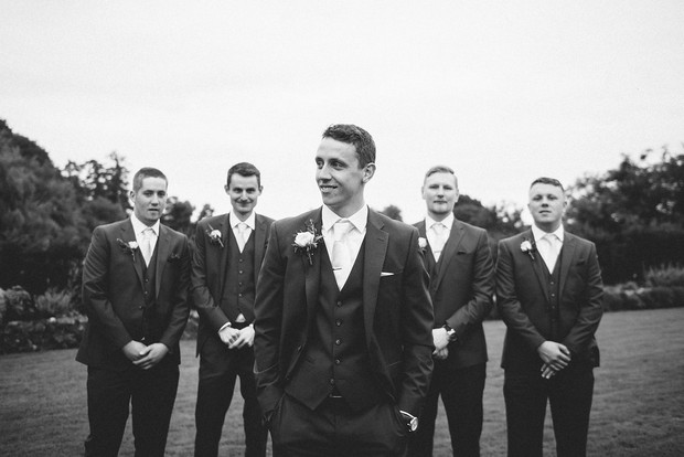 33-Black-white-wedding-photo-groom-groomsmen-Emma-Russell-Photography-weddingsonline