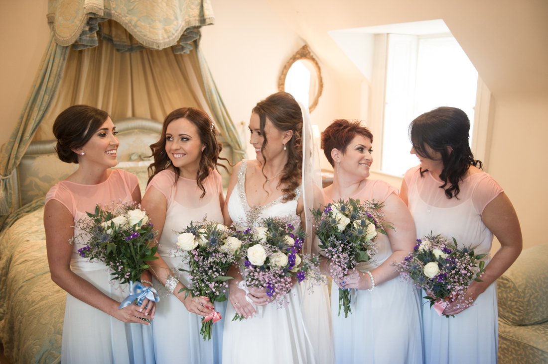 7-Spring-Wedding-Style-Bridesmaids-Bouquets-The-Fennells-weddingsonline